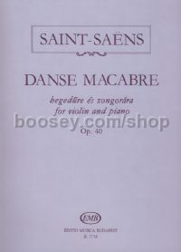 Danse macabre, op. 40 for violin & piano