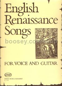 English Renaissance Songs for voice & guitar