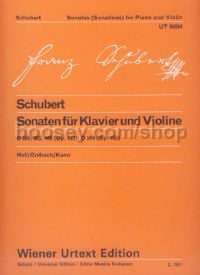 Sonatas: D.384, 385, 408 (Op.137) - D.574 (Op.162) - violin & piano