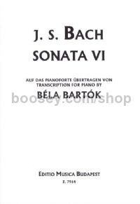 Sonata VI (arr. Bartók) - piano solo