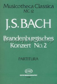 Brandenburg Concerto No. 2 - chamber orchestra (score)