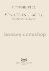 Sonata in G minor - clarinet & piano