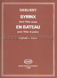 En bateau; Syrinx - flute solo & with piano