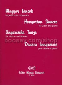 Hungarian Dances for violin & piano