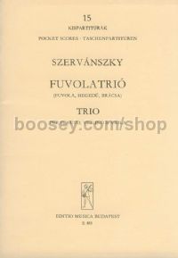 Trio - flute, violin & viola (study score)