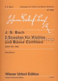 2 Sonatas for Violin and Basso Continuo (BWV 1021, 1023) - violin & piano