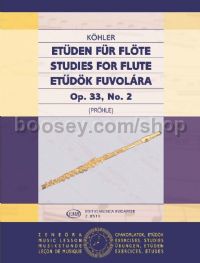 Studies for Flute, Op. 33, No. 2 for flute solo