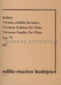 Virtuoso Studies for Flute, Vol. 3 for flute solo