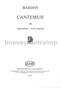 Cantemus! (B) - upper voices (3-part)