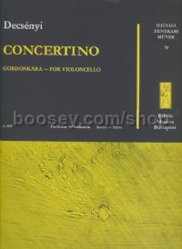 Concertino for violoncello and orchestra - cello & orchestra (score & parts)