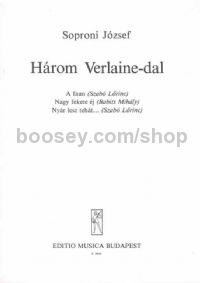 Három Verlaine-dal - voice & piano