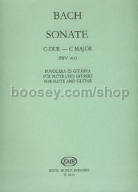 Sonata in C major BWV 1033 - flute & guitar