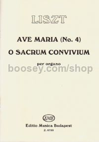 Ave Maria (No. 4) - O sacrum convivum - organ