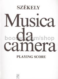Musica da camera - double bass, flute, percussion & piano (playing score)