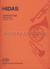 Quartettino for Brass Quartet - 2 trumpets & 2 trombones (score & parts)