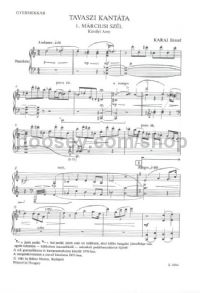 Tavaszi kantáta - children's choir (3-part) & piano (vocal score)