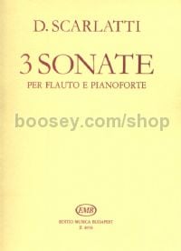 3 Sonatas - flute & piano