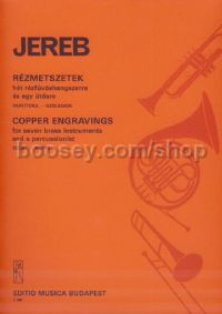 Copper Engravings - 7 brass instruments & percussionist (score & parts)