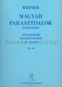 Hungarian Peasant Songs, op. 34 - piano solo