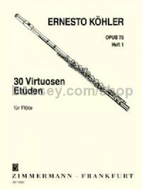 30 Virtuoso Etudes Op. 75, Vol. 1 - Flute
