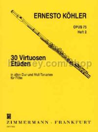 30 Virtuoso Etudes Op. 75, Vol. 2 - Flute