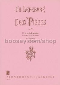 Deux Pièces op. 72 - flute & piano