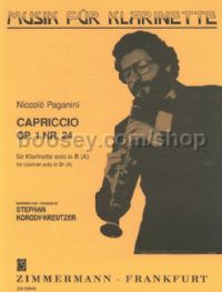 Capriccio Op. 1 No 24 (arr. clarinet solo)