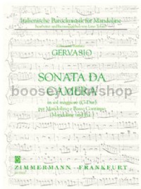 Sonata Per Camera G Mandolin/Basso Cont