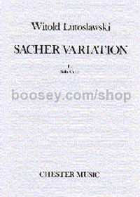 Sacher Variation (Schiff) Cello Solo