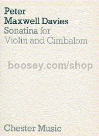 Sonatina For Violin And Cimbalom (Pocket Score)