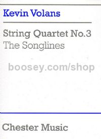 String Quartet No.3: The Songlines (Score)