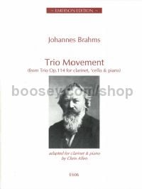 Trio Movement Op. 114 for clarinet & piano