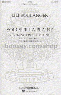 Soir Sur La Plaine Soloist & SATB