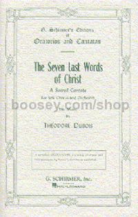 Seven Last Words Of Christ (vocal score)