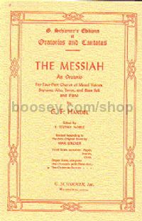 Messiah (Christmas Section) vocal score