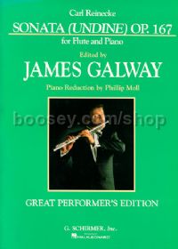 Sonata "Undine" Op 167 for flute & piano (J. Galway ed.)