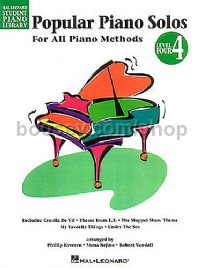 Hal Leonard Student Piano Library: Popular Piano Solos For All Methods 4
