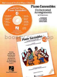 Hal Leonard Student Piano Library: Piano Ensembles Orchestrated 3 (CD)