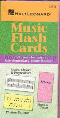 Hal Leonard Student Piano Library: Music Flash Cards Set B