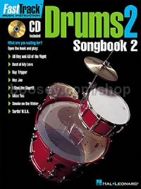Fast Track Drums 2 Songbook 2 (Book & CD)