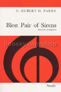Blest Pair of Sirens (4 Part Vocal Score)