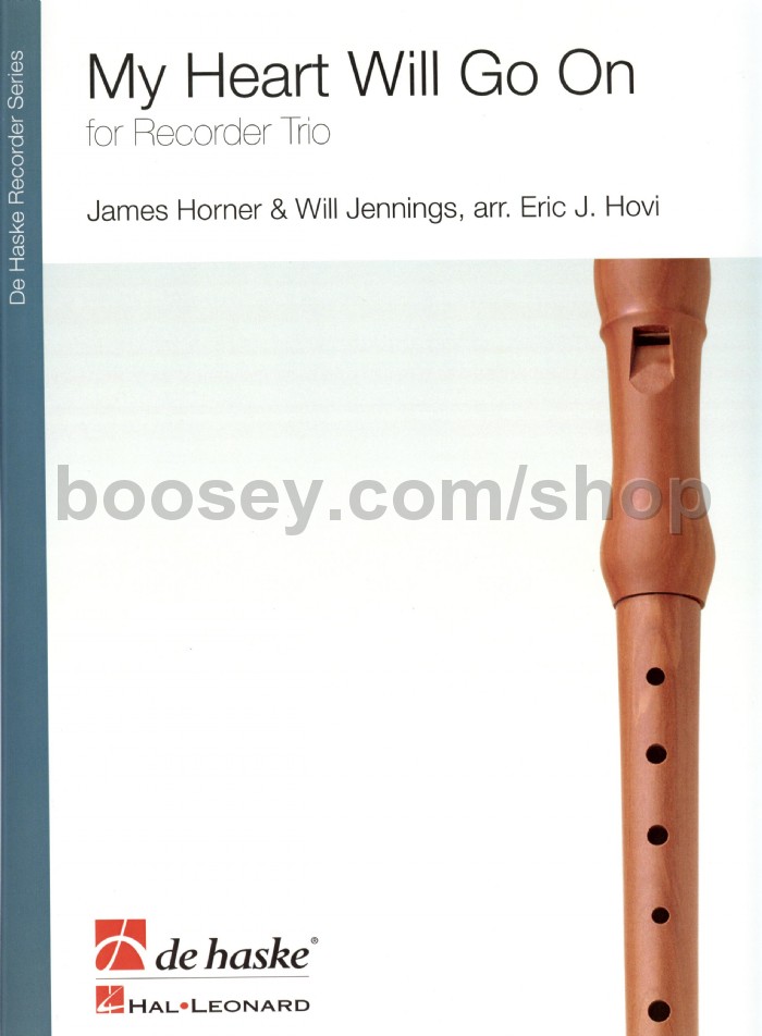 Horner, James My Heart Will Go On (Theme from Titanic) Recorder trio
