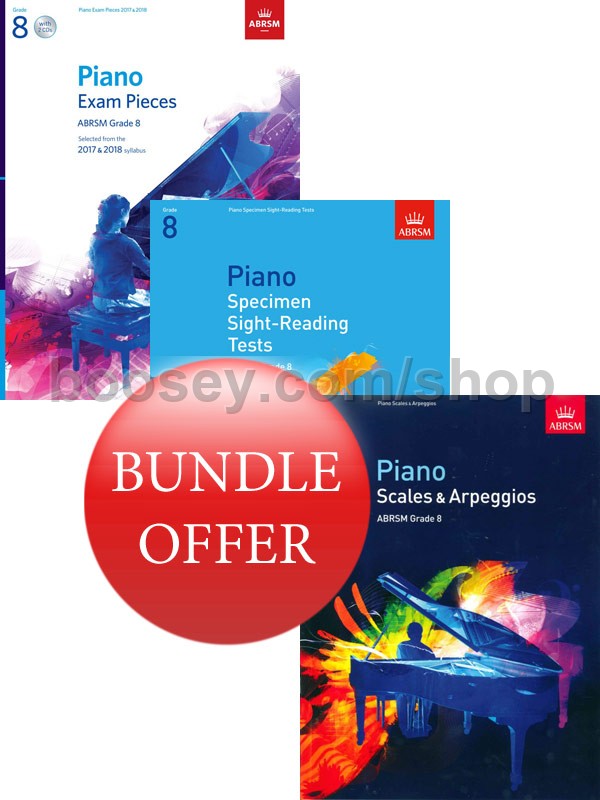 ABRSM Piano Exams 20172018 Grade 8 Bundle Offer (Book & CD) Save 10 ABRSM
