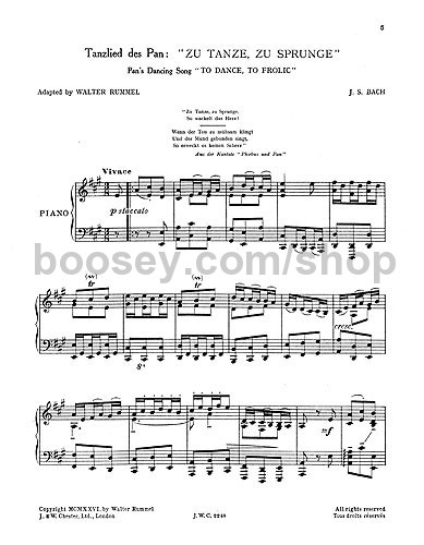 johann sebastian bach pan