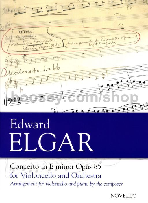 Edward Elgar: Cello Concerto in E minor Op 85 (cello/piano)