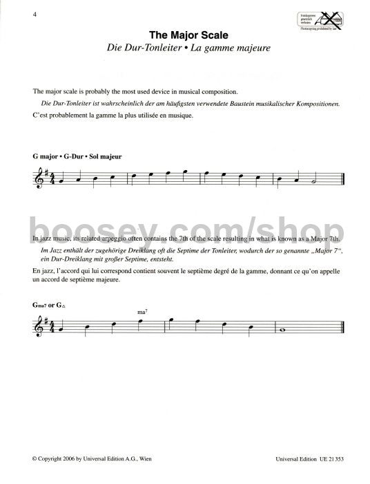 Saxophone Jazz Scales