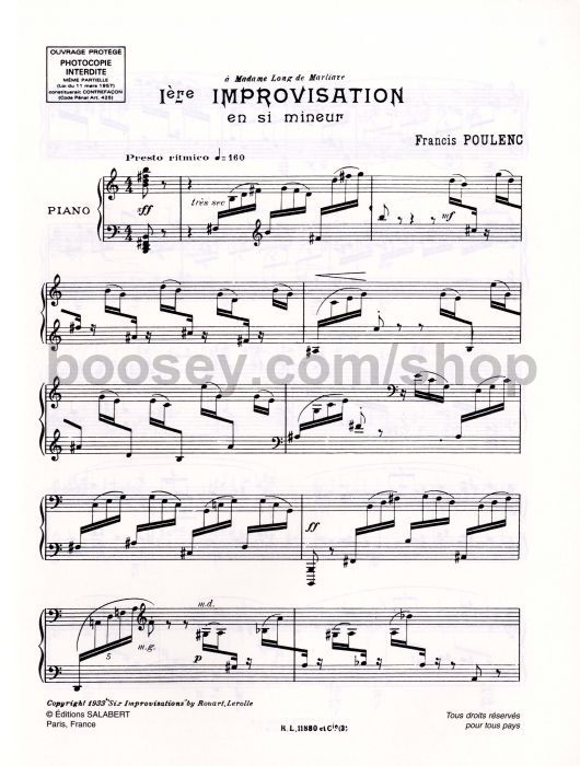 POULENC 15 IMPROVISATIONS EBOOK POULENC 15 IMPROVISATIONS EBOOK