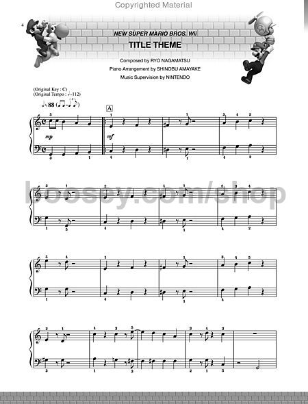 kondo koji fujii shiho nagamatsu ryo nagata kenta new wii shop channel sheet music