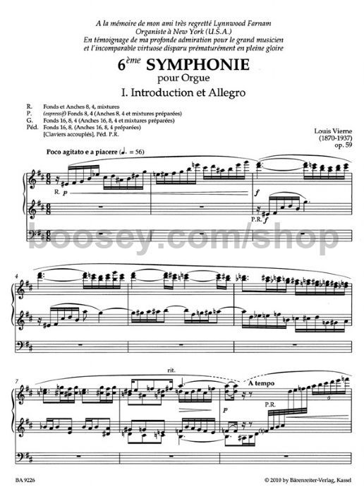 vierne complete organ works package