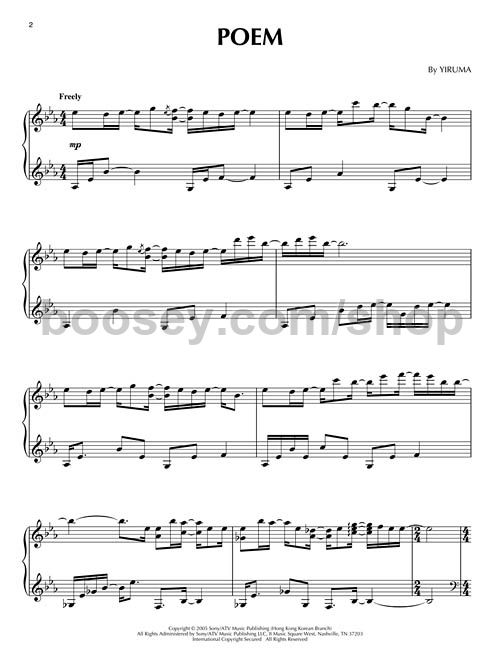 yiruma the best reminiscent 10th anniversary piano solo may be yiruma sheet music